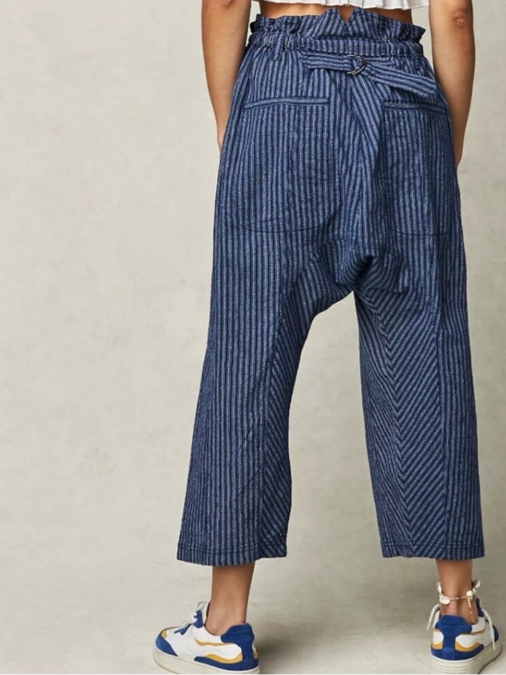 Free People Runyon Oversized Stripe Pants - Picture 3 of 8